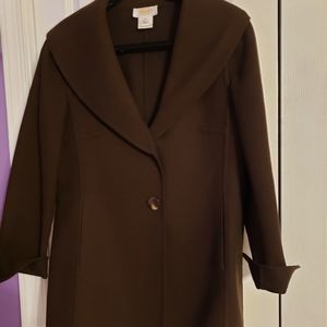 Talbots Double-Faced Wool Jacket Size 8